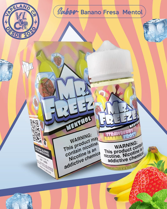 MR.FREEZE Menthol Strawberry Banana Frost 3mg.