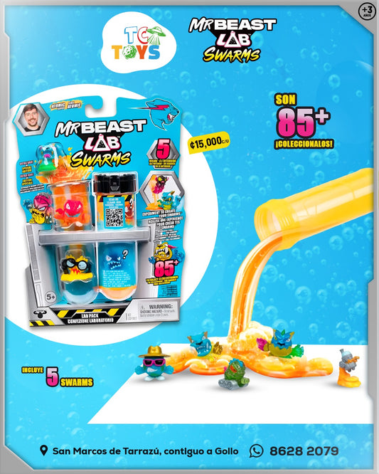 MR Beast LAB Swarms 5 unidades.