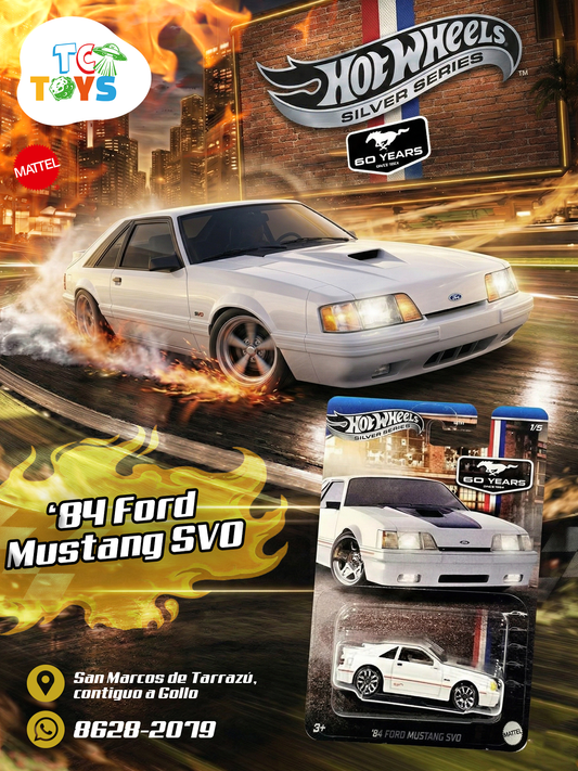 Hot Wheels Premium Silver Series 84 Ford Mustang SVO.