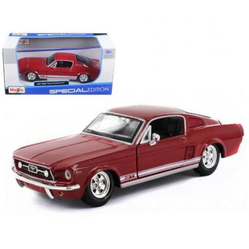 Maisto 1967 Ford Mustang GT Rojo.