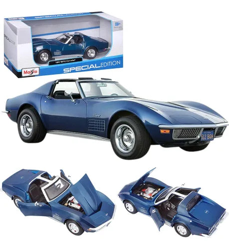 Maisto 1970 Corvette Azul.