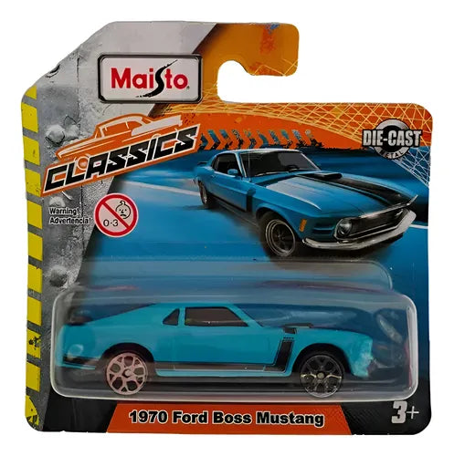Maisto 1970 Ford Boss Mustang Celeste.