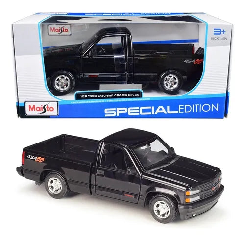Maisto 1993 Chevrolet 454 SS Pick-Up Negro.