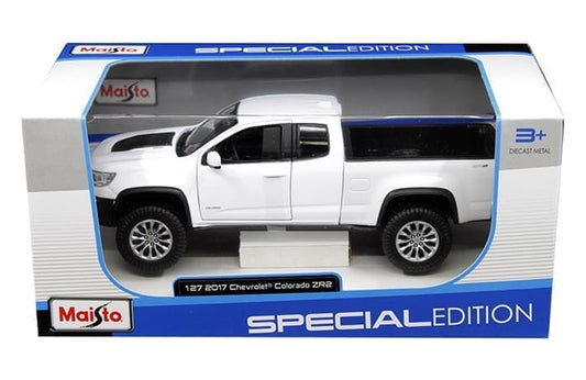Maisto 2017 Chevrolet Colorado ZR2 Blanco.