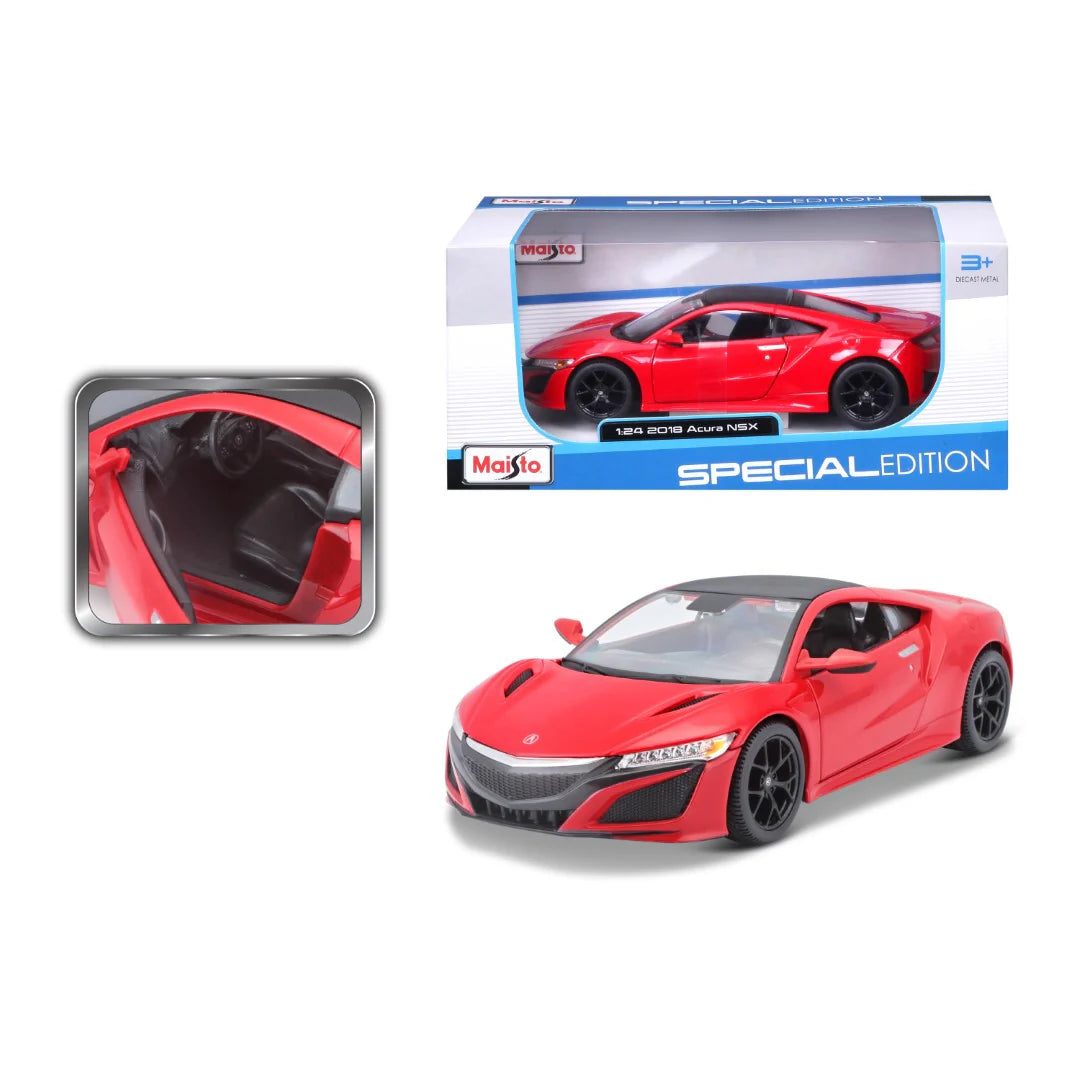 Maisto 2018 Acura NSX Rojo.