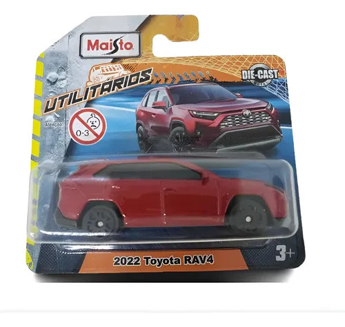 Maisto 2022 Toyota RAV4 Rojo.