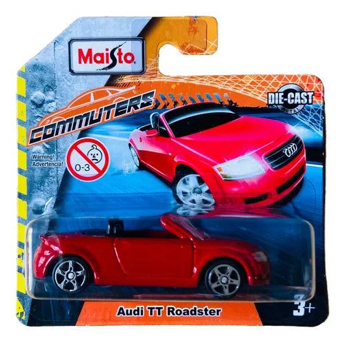 Maisto Audi TT Roadster Rojo.