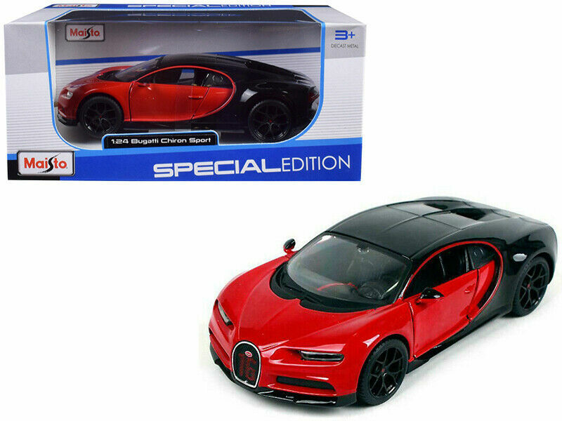 Maisto Bugatti Chiron Sport Rojo.