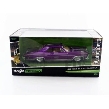 Maisto Design Lomriders 1965 Buick Riviera Morado.