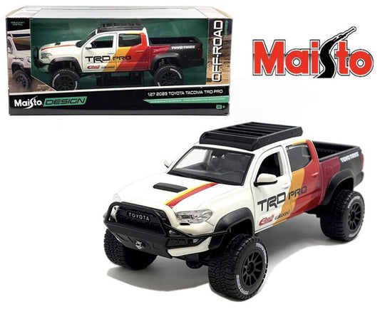 Maisto Design Off-Road Toyota Tacoma TRD Pro Blanco.