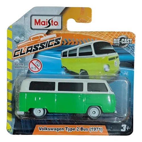 Maisto Volkswagen Type 2 Bus (1971) Verde.