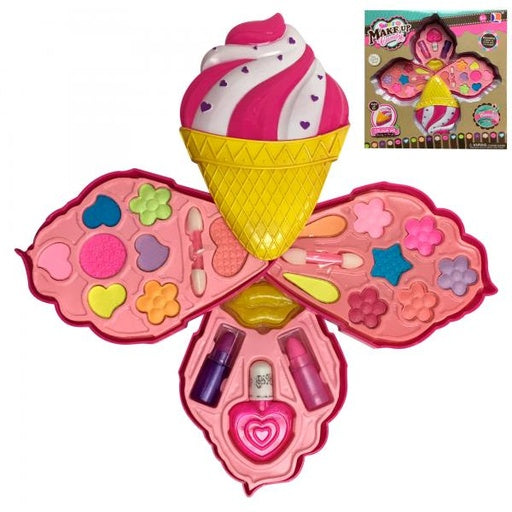 Maquillaje con Estuche en Forma de Helado.