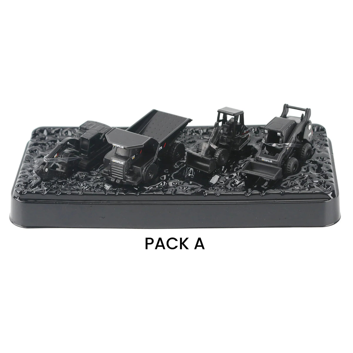 Maquinaria CAT Micro Negro Set de 4.