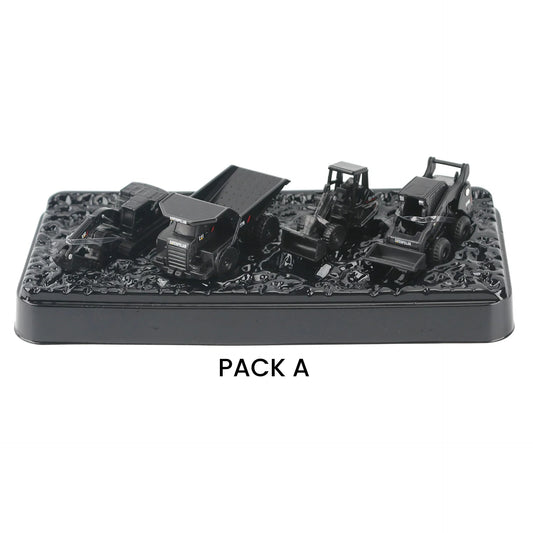 Maquinaria CAT Micro Negro Set de 4.