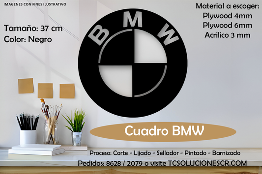 Cuadro Marca Carro BMW