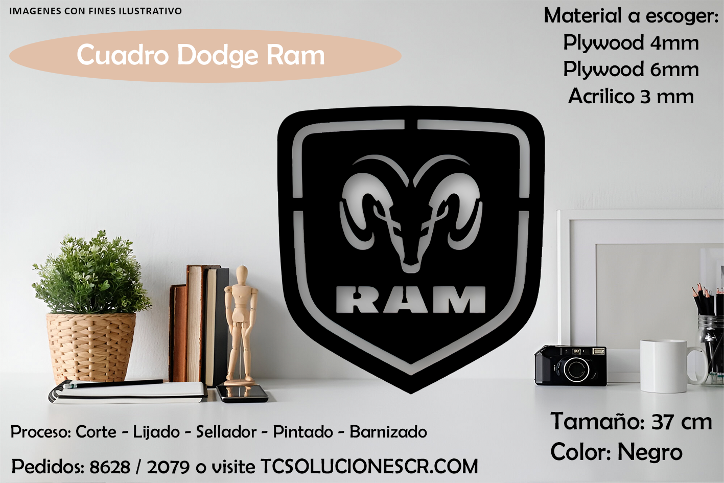 Cuadro Marca Carro Ram