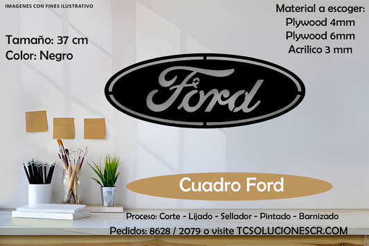 Cuadro Marca Carro Ford