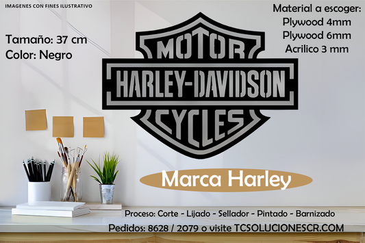 Cuadro Marca Carro Harley