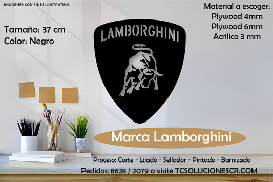 Cuadro Marca Carro Lamborghini