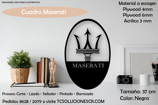 Cuadro Marca Carro Maserati