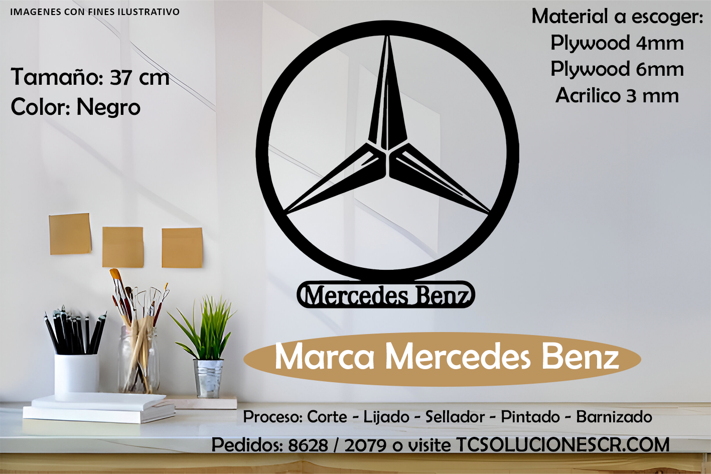 Cuadro Marca Carro Mercedes Benz