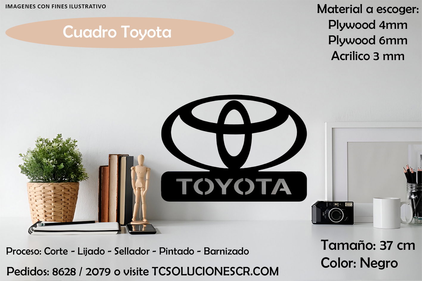 Cuadro Marca Carro Toyota
