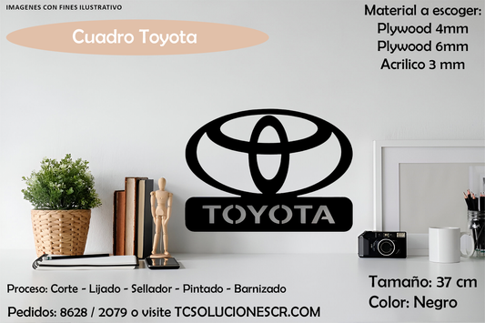 Cuadro Marca Carro Toyota