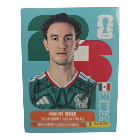 Marcel Ruiz MEX 12 Mundial 2026 Panini.