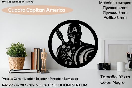 Cuadro Marvel Capitán America