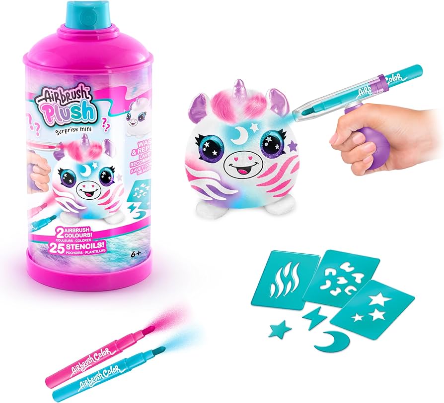 Mascota Air Brush Plush para Decorar Canal Toys.