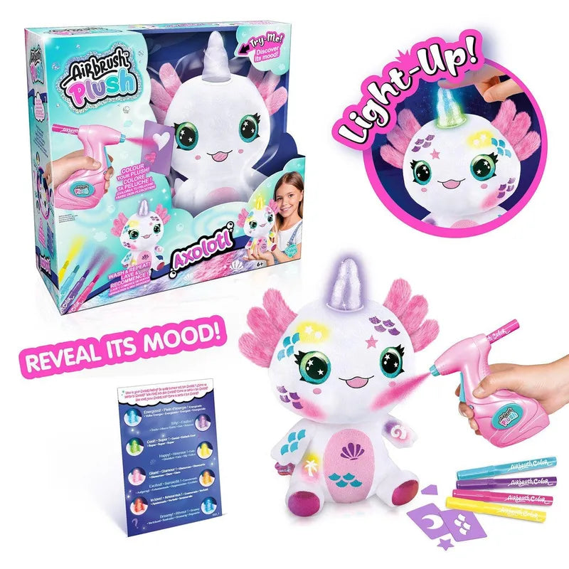 Mascotas Axoloti Air Brush Plush para Decorar Canal Toys.