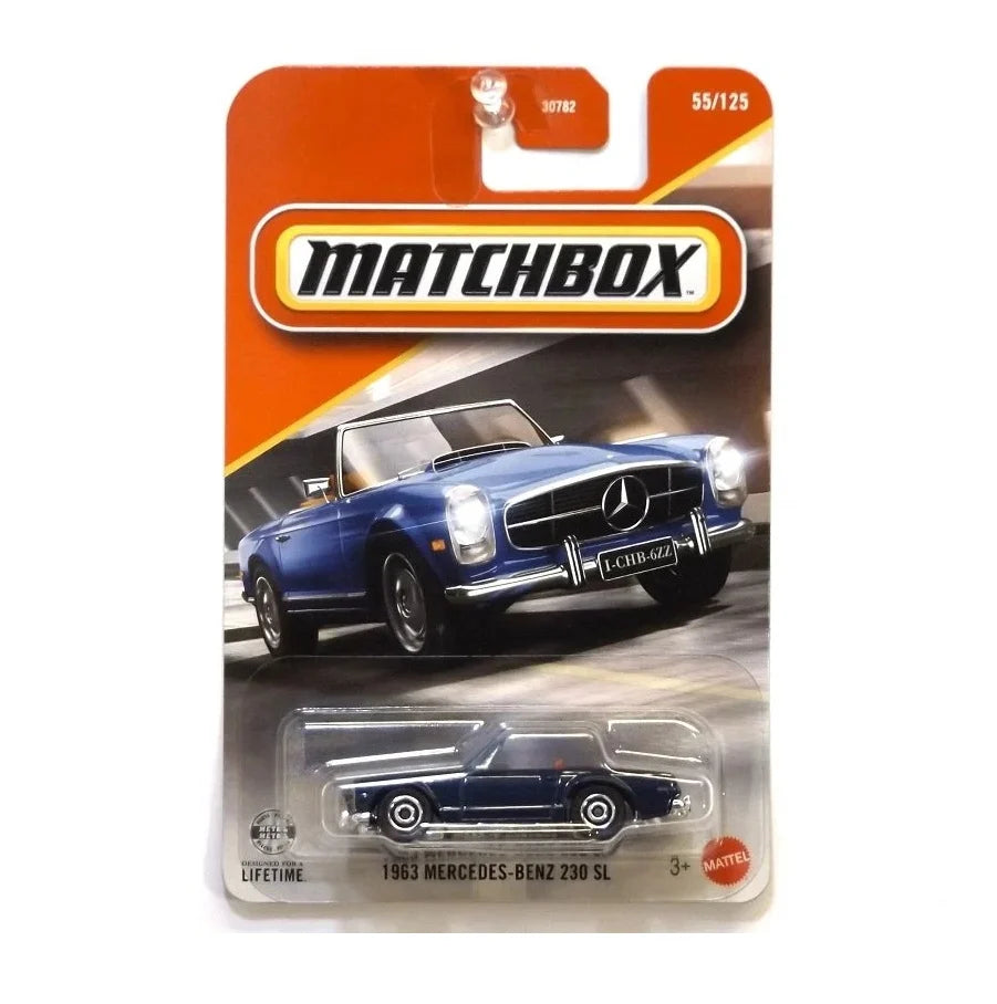 Matchbox 1963 Mercedes-Benz 230 SL Azul.