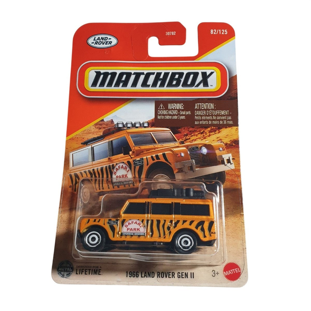 Matchbox 1966 Land Rover Gen ll Amarillo.