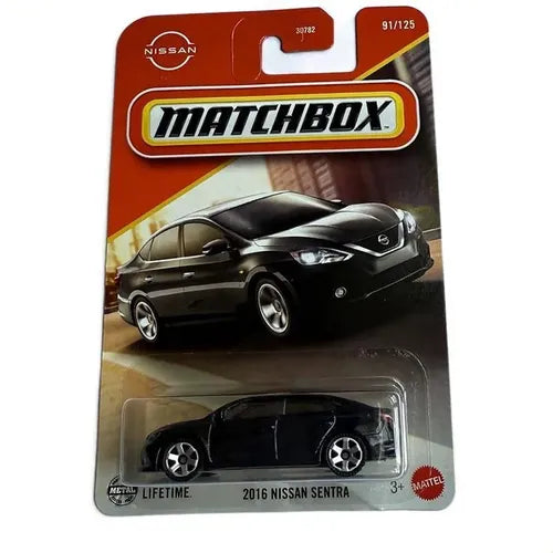 Matchbox 2016 Nissan Sentra Negro.