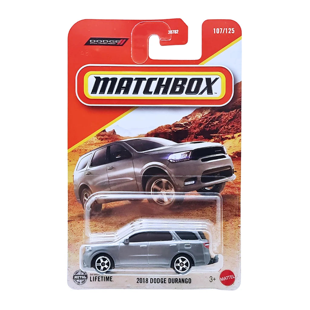 Matchbox 2018 Dodge Durango Gris.