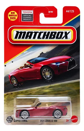 Matchbox 2021 Lexus LC 500 Rojo.