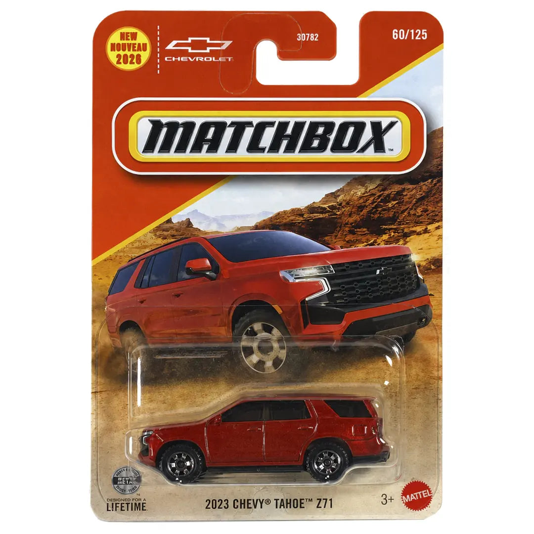 Matchbox 2023 Chevy Tahoe Z71 Rojo.