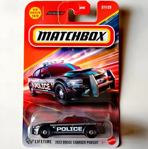 Matchbox 2023 Dodge Charger Pursuit Negro.