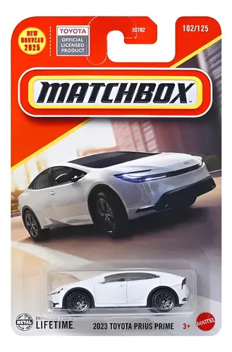 Matchbox 2023 Toyota Prius Prime Blanco.