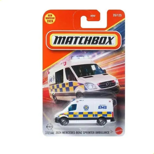 Matchbox 2024 Mercedes-Benz Sprinter Ambulance.