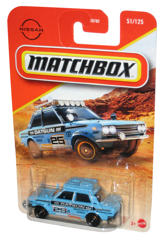 Matchbox 70 Datsun 510 Rally Celeste.