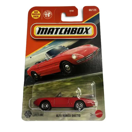 Matchbox Alfa Romeo Duetto Rojo.