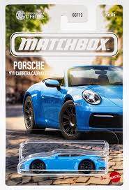 Matchbox Designed For A Lifetime Porsche 911 Carrera Cabriolet.