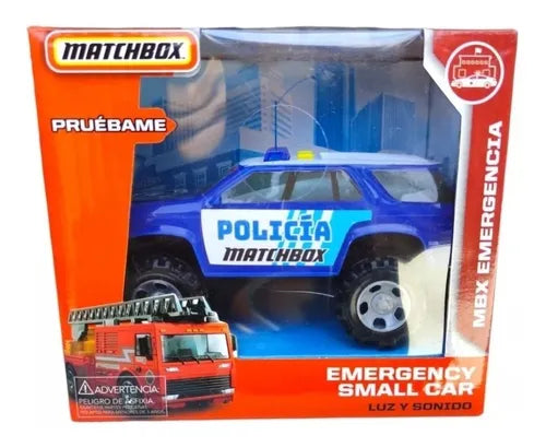 Matchbox Emergency Small Car Policia.