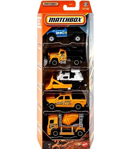 Matchbox Équipe de Construction 5 Pack.