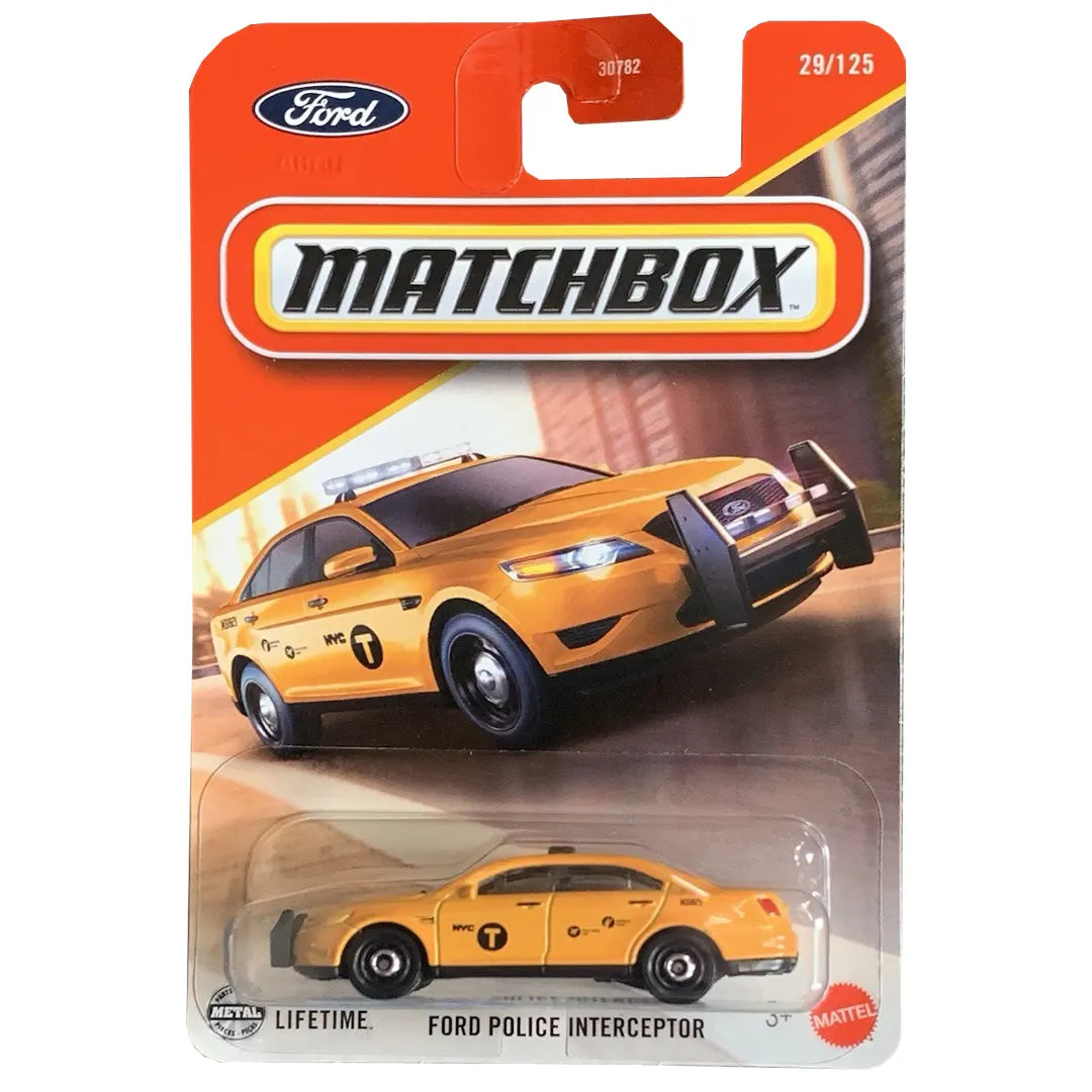 Matchbox Ford Police Interceptor Amarillo.
