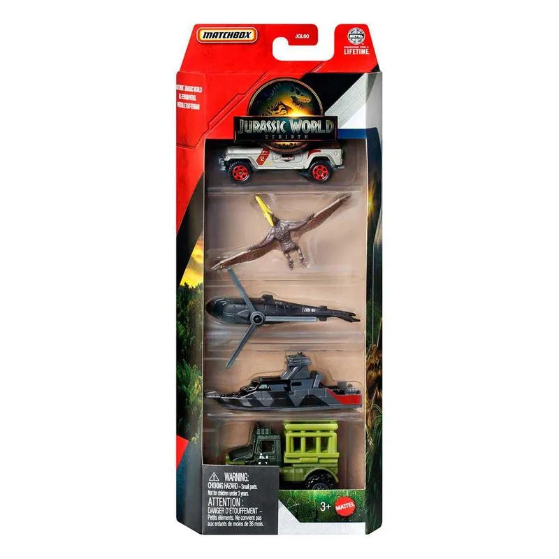 Matchbox Jurassic World All-Terrain Patrol Patrouille Tout-Terrain.
