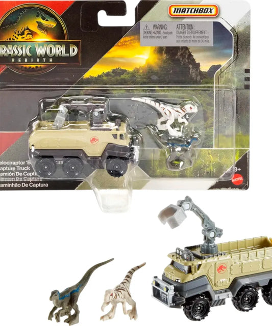 Matchbox Jurassic World Camión de Captura.