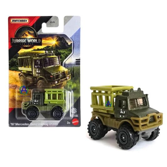 Matchbox Jurassic World Rebirth 97 Mercedes-Benz Unimog U1300.