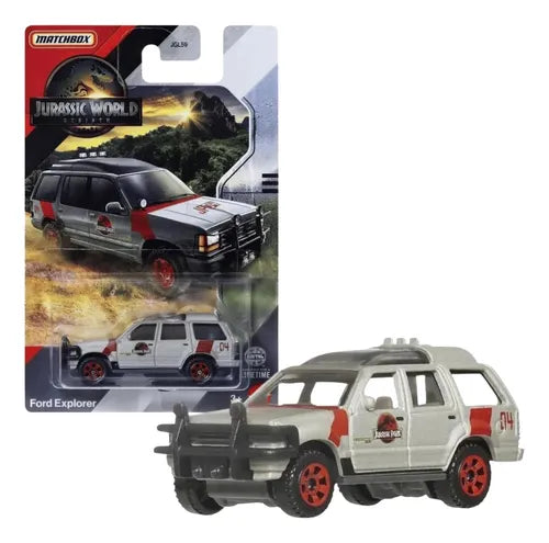 Matchbox Jurassic World Rebirth Ford Explorer.